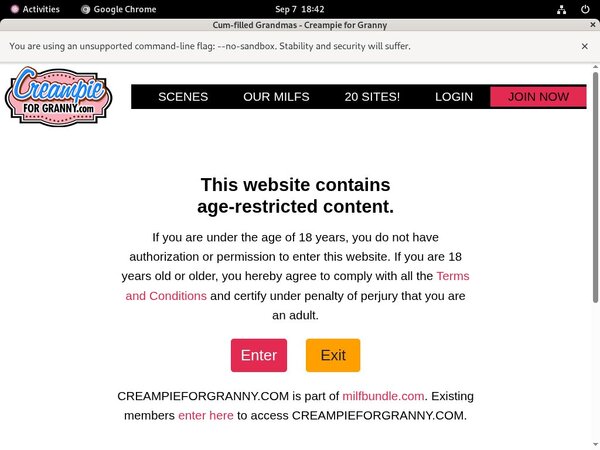 Creampie For Granny