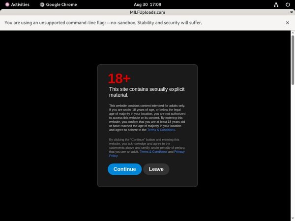 Milf Uploads Login Information