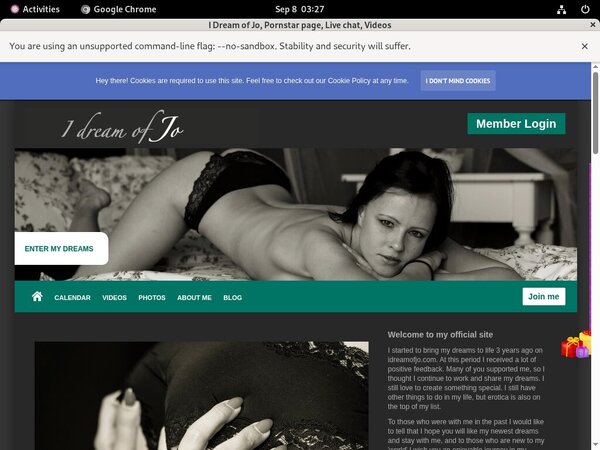 Account Idreamofjo.com Gratis