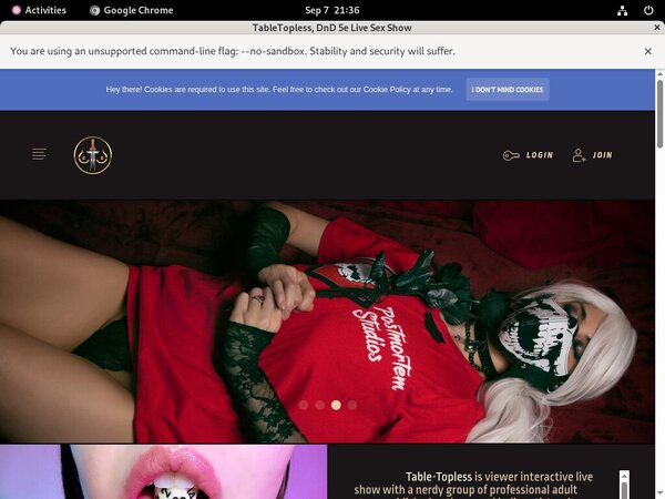 Account On TableTopless