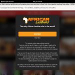 African Lesbians Order Form African Lesbians Order Form