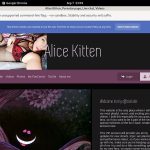 Alice Kitten Alternative Payment