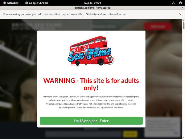Britishsexfilms.com Trial Membership Free