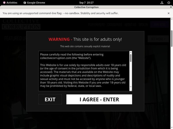 Collectivecorruption.com Live