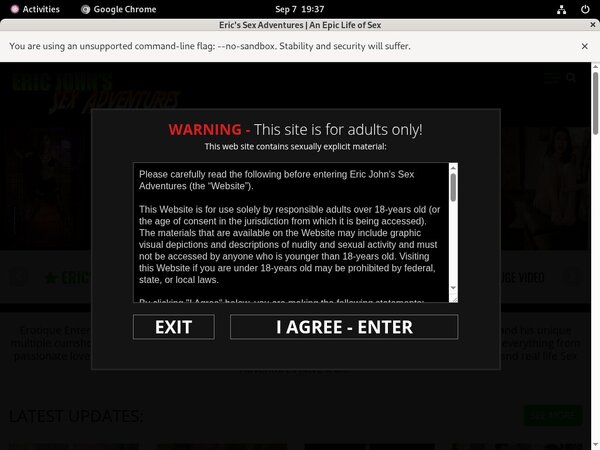 Ericjohnssexadventures.com ???