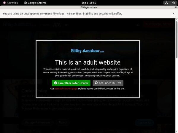 Filthy Amateur Daily Accounts