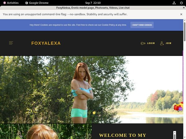 Foxyaleksa.com Trial Membership $1