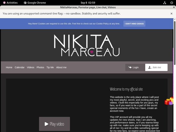 Free Account Nikitamarceau.modelcentro.com