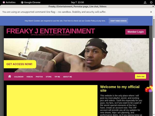Free Entertainment J Freaky Account