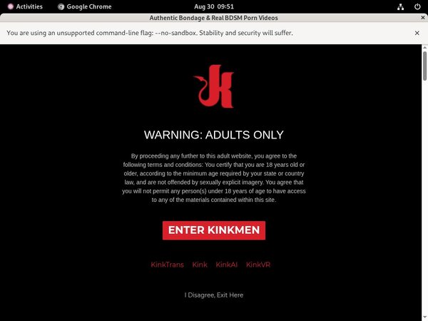 Free Kink Men Account Passwords