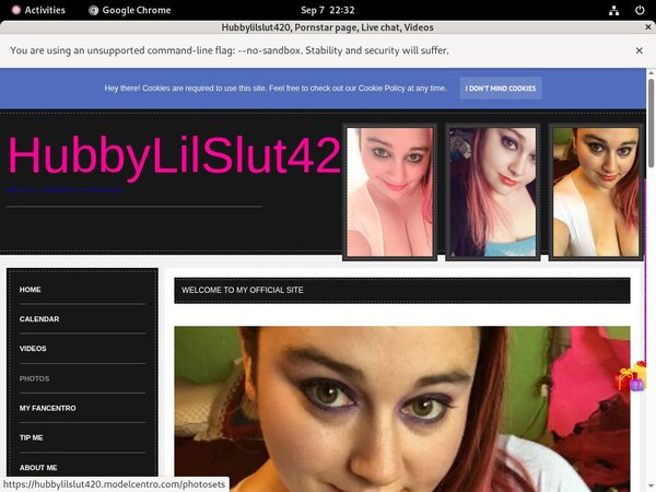 Free Trial Hubbylilslut420.modelcentro.com