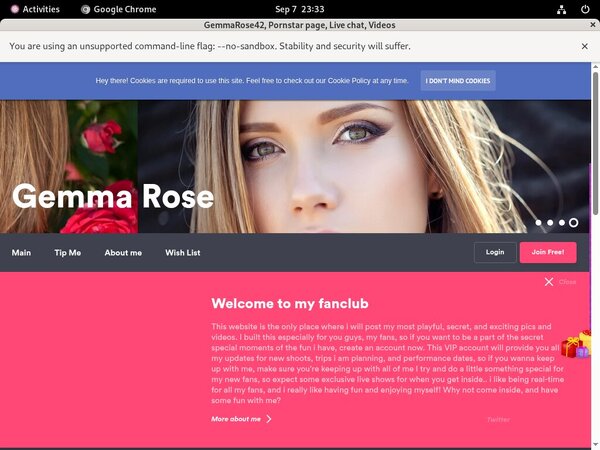 Gemmarose42.modelcentro.com Real Accounts