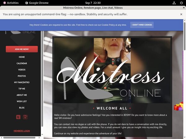 Get Mistressonline.eu For Free