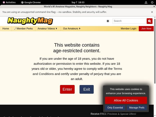 Get Naughty Mag Discount Membership