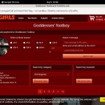 Goddesses Footboy Login Information