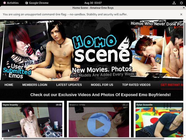 Homo Scene Trial Offers