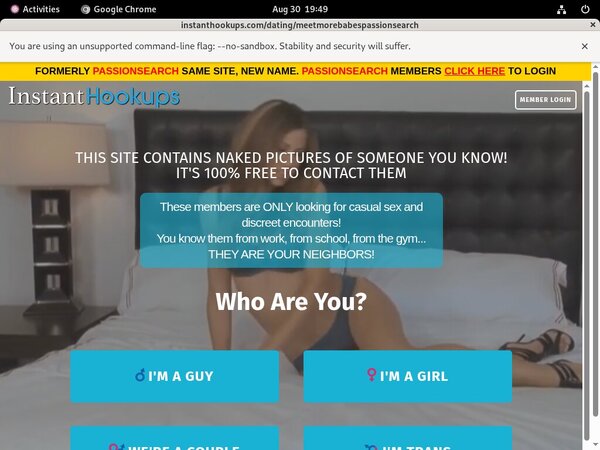 Instanthookups Join Again