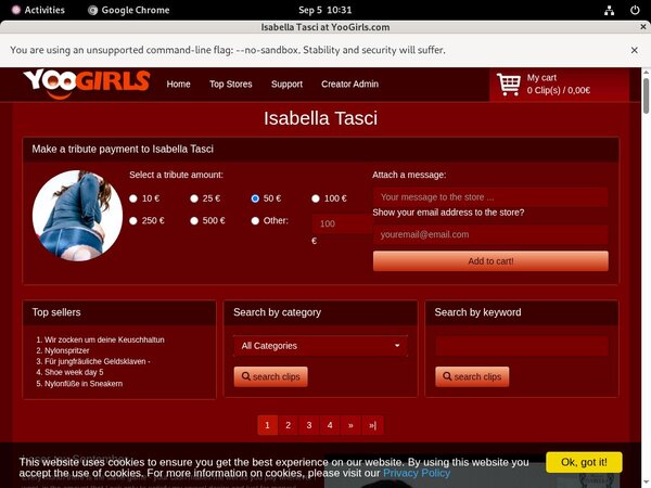 Isabella Tasci Buy Tokens