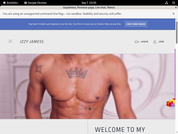 IzzyJamess Member Account