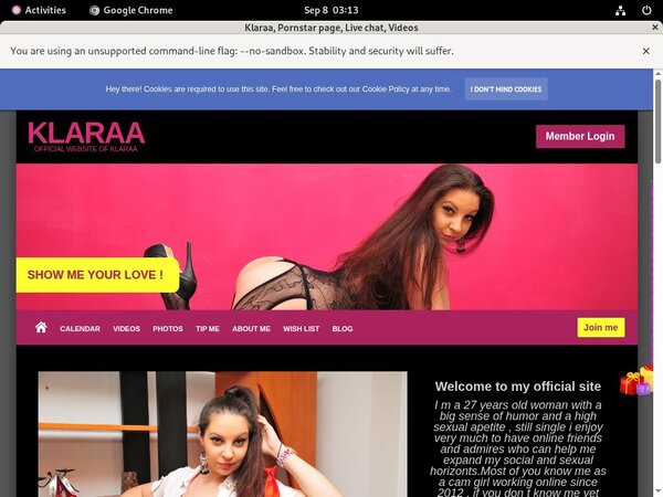 Klaraa.modelcentro.com Latex
