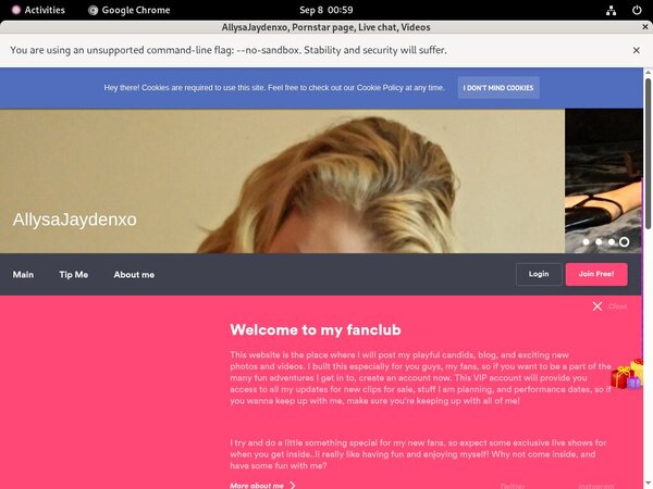Limited Allysajaydenxo.modelcentro.com Discount Offer