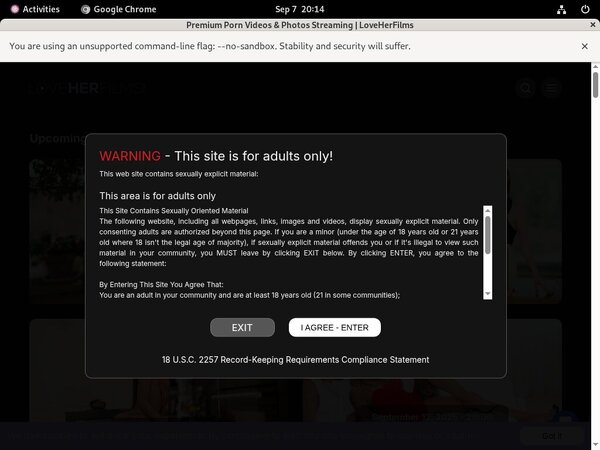 Love Her Films Site Passwords