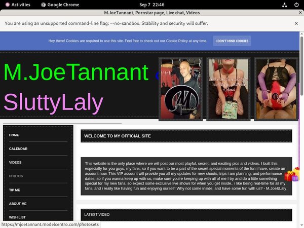 M.JoeTannant Gay Sex