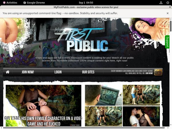 Myfirstpublic Porno