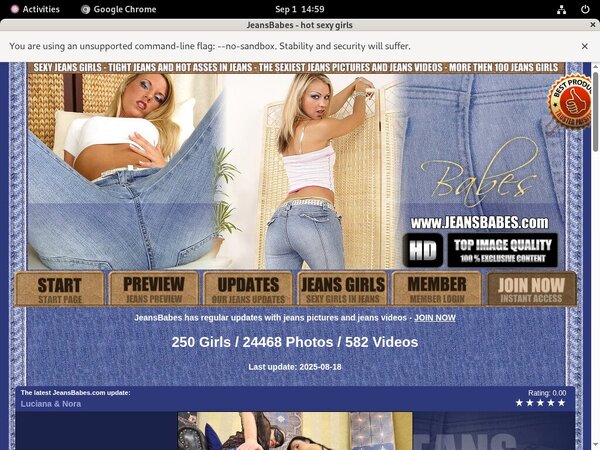 New Jeansbabes Account