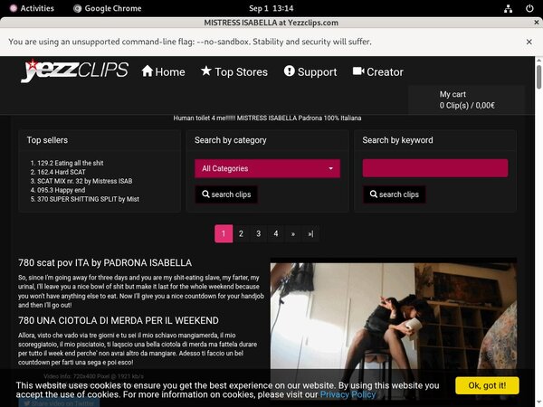 Password Mistress Isabella