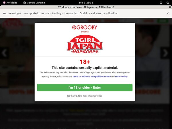 Passwords TGirl Japan Hardcore