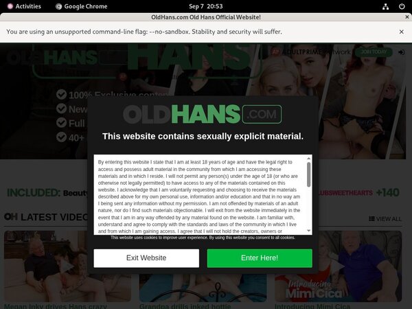 Promo Old Hans