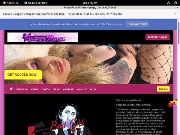 Raven Roxx Mit IBAN / SEPA