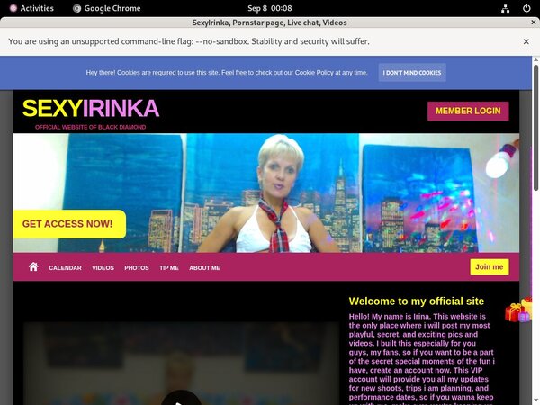 Sexyirinka.modelcentro.com Free Full Videos
