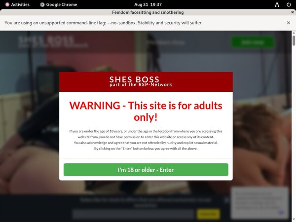 Shesboss Password Account