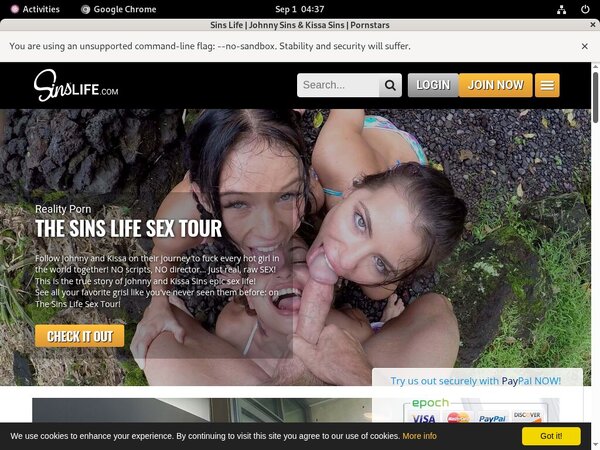Sinslife Trial Membership Offer