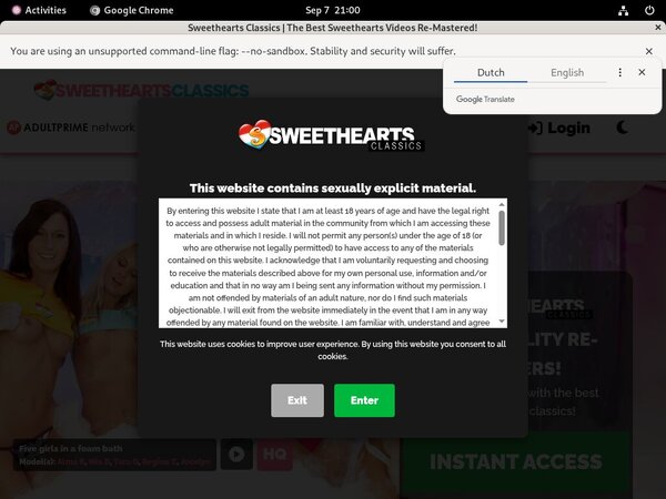 Sweetheart Classics Daily Passwords