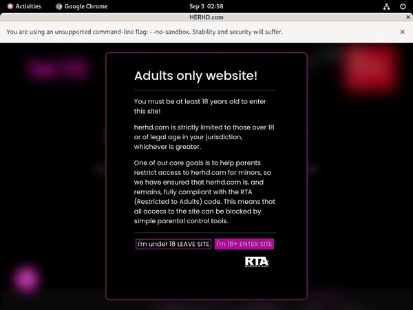 Trial Her HD Membership