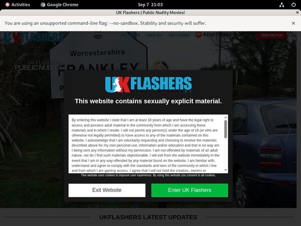 UK Flashers Threesome