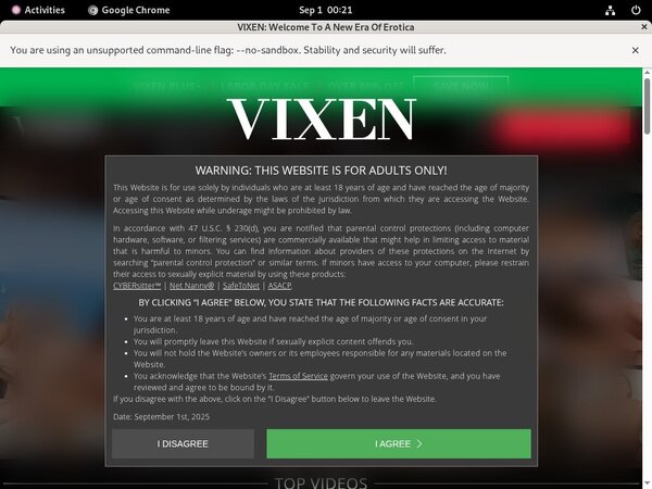 Vixen.com Daily Accounts