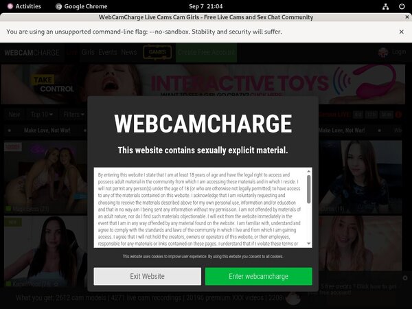 Webcamcharge.com With No Card