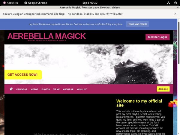 Working Aerebellamagick.modelcentro.com Password