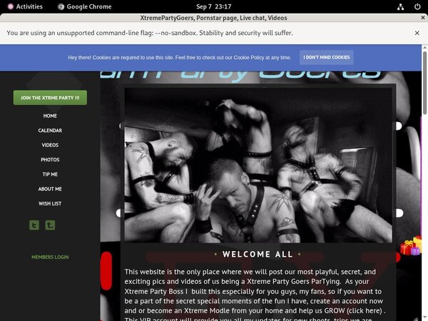 XtremePartyGoers Discount Membership