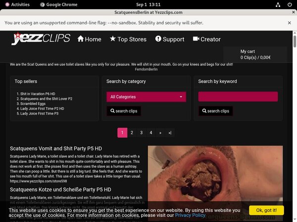 Yezzclips.com Members Area