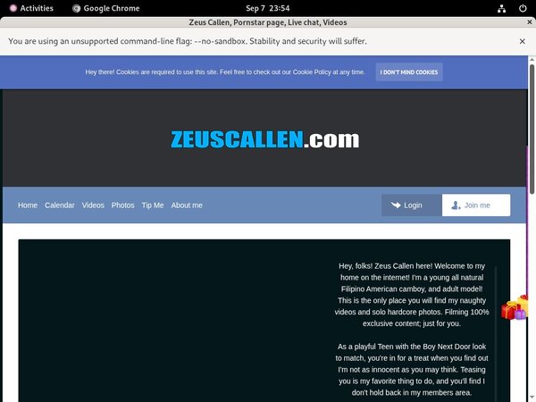 Zeus Callen Free Accounts