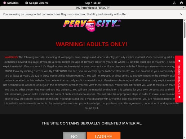 Pervcity.com With No Credit Card