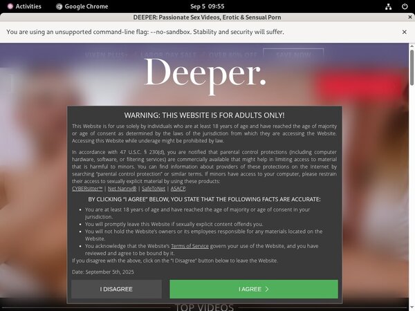 Free Deeper.com Pass